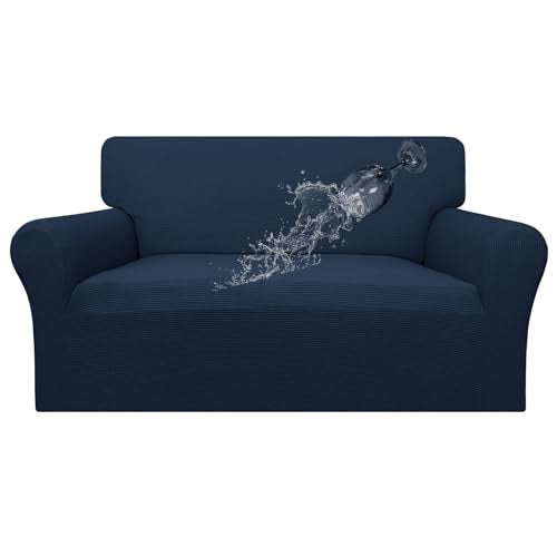 100% Waterproof Oversized Loveseat Cover (Dark Blue / Oversized Loveseat)