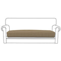 Stretch 1 Piece Oversized Couch Cushion Cover for Sofa (X Large / Tan)