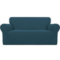 Stretch Oversized Loveseat Couch Covers Washable Deep Teal (Medium-XL Loveseat / Deep Teal)