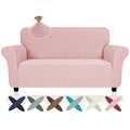 Super Stretch Loveseat Covers (- Rose / Medium (57"-70"))