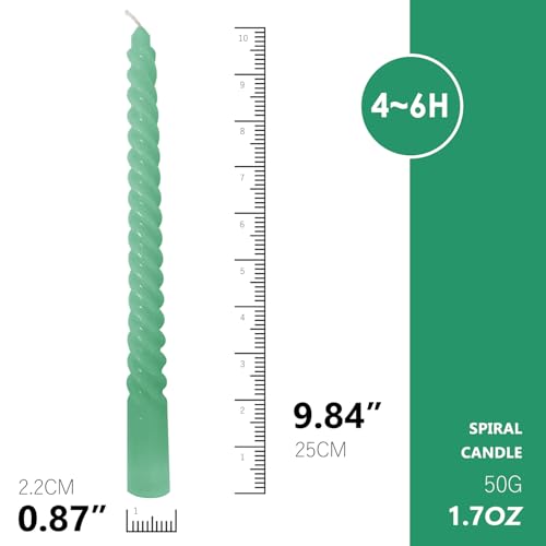 Green Taper Candles (Green Series)