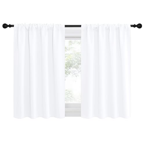 RV Curtains for Camper Windows (Pure White / 29"W x 30"L (Pack of 2))