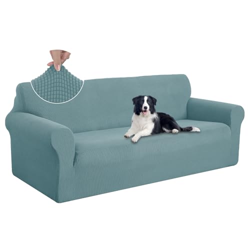 Oversized Stretch Couch Cover Slipcover (Light Blue / Xl Sofa)