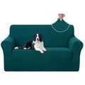 Loveseat Cover Stretch Couch Cover Sofa Slipcover (Blue / Loveseat)