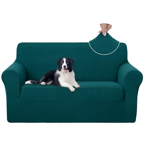 Loveseat Cover Stretch Couch Cover Sofa Slipcover (Blue / Loveseat)