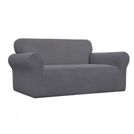 Stretch Oversized Loveseat Couch Covers Washable Grey (Medium-XL Loveseat / Grey)