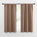RV Blackout Curtains for Camper Windows (Cappuccino / 29"W x 50"L (Pack of 2))