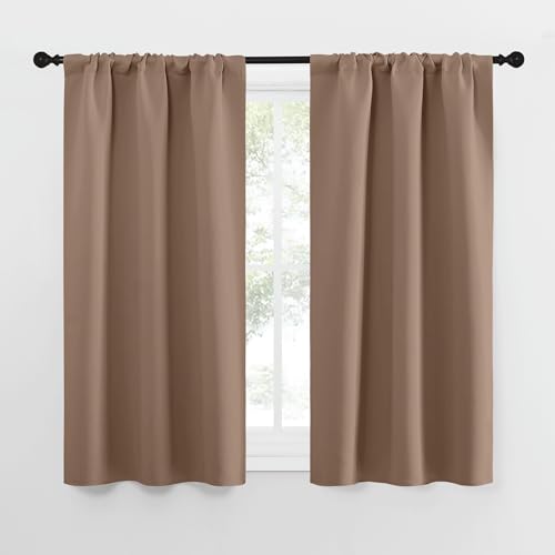 RV Blackout Curtains for Camper Windows (Cappuccino / 29"W x 50"L (Pack of 2))