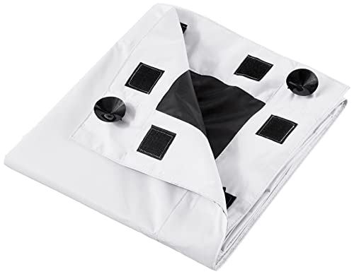 Portable Blackout Curtain Shade with Suction Cups (White / 2-Pack)