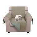 Reversible Oversized 28''Chair Covers (Khaki/Light Grey / 28''oversized Armchair)