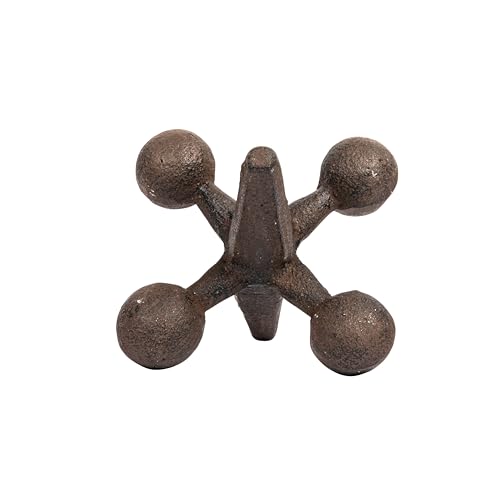 Retro Decorative Cast Iron Jack Figurine (Rust / 6 inches)