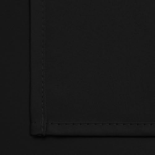 Room Darkening Curtains 42x72 inch Length Black (Black / 42"W x 72"L (Pack of 2))