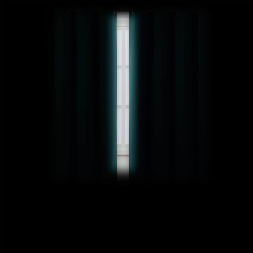 Sea Teal Blackout Curtains 42 x 54 Inch Length Set of 2 Panels Grommet Bedroom Curtains for Living Room (Sea Teal / 42"W x 54"L (Pack of 2))