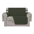 Reversible Couch Cover (Army Green/Beige / Small-XL Chair)