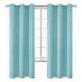 Baby Blue Blackout Curtains for Bedroom 72 Inch Long (Baby Blue / 46"W x 72"L (Pack of 2))