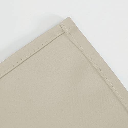 Light Beige Thermal Blackout Curtains (Light Beige / 42"W x 72"L (Pack of 2))