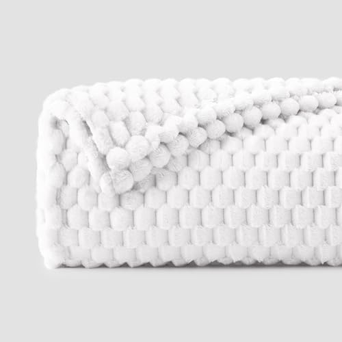 White Twin Blanket for Couch (White / Twin(60"x80"))
