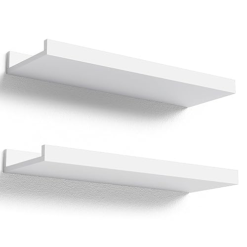 Floating Shelves Set of 2 (White / 15.7 in)