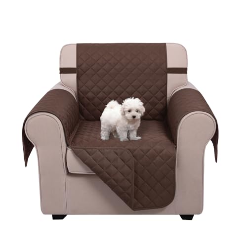 Reversible Recliner Chair Covers (Chocolate/Chocolate / 23''armchair)