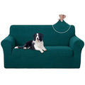 Oversized Stretch Loveseat Couch Cover (Blue / Xl Loveseat)