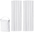 Portable Blackout Curtain Shade with Suction Cups (White / 2-Pack)