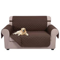 Loveseat Sofa Cover for 2 Cushion Couch (Chocolate/Chocolate / 45''loveseat-small)
