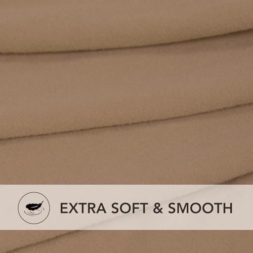 Super Stretch Sofa Slipcover (Medium-XL Oversized Loveseat / Camel)