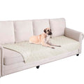 Waterproof Dog Bed Blankets Cover for Bed Couch Sofa Reversible (30x80 Inch (Pack of 1) / Ivory)