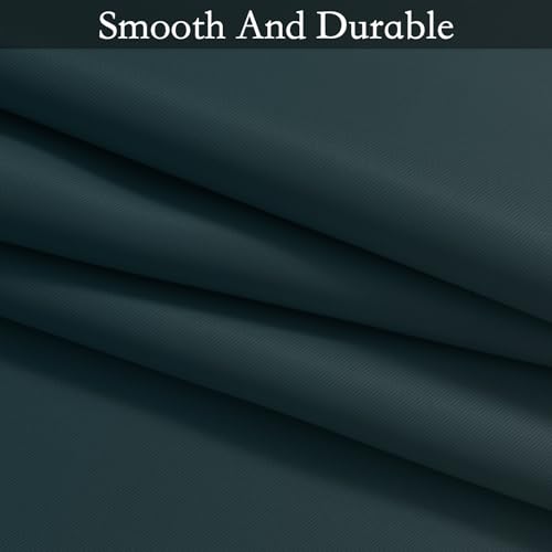 Ombre Stone Blue to Grey White Curtains for Living Room 52Wx84L (52"W x 84"L (Pack of 2) / Stone Blue)
