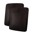 Leather Look Couch Cushion Covers Sofa Seat Slipcovers Sets Couches Furniture Protector for Sectional Armchair Loveseat Pets Kids Stretch Spandex Fabric (2 Cushion Sofa / Chocolate)