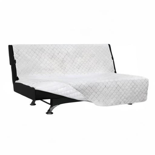 Reversible Couch Cover (White/White / Large Futon)