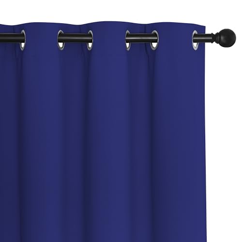 Blackout Curtains Panels for Bedroom (Navy Blue / 66"W x 72"L (Pack of 2))