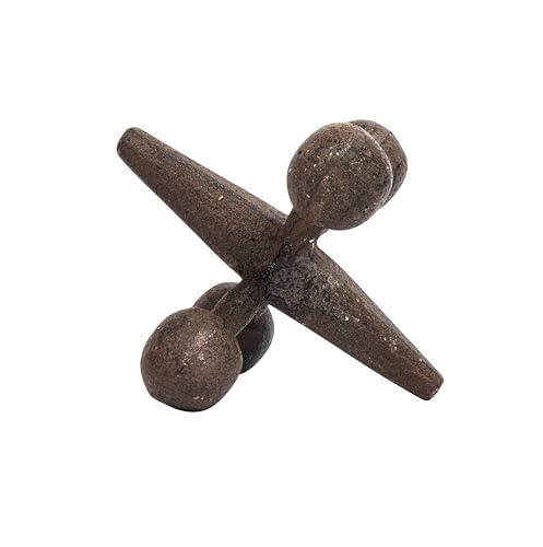 Retro Decorative Cast Iron Jack Figurine (Rust / 6 inches)