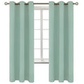 Blackout Curtains (Frosty Green / 42"W x 72"L (Pack of 2))