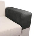 Couch Arm Covers 2 Pcs Sofa Armrest Covers Stretch Couch (Grey / 2PC Armrest Cover)