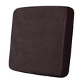 Leather Look Couch Cushion Covers Sofa Seat Slipcovers Sets Couches Furniture Protector for Sectional Armchair Loveseat Pets Kids Stretch Spandex Fabric (1 Cushion Armchair / 01 Chocolate)