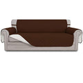 Reversible Couch Cover (Coffee/Ivory / X-Large Sofa)