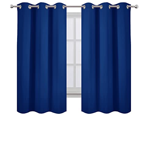 Blackout Curtains 42 x 63 inch (Royal Blue / 42"W x 63"L (Pack of 2))