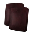 Leather Look Couch Cushion Covers Sofa Seat Slipcovers Sets Couches Furniture Protector for Sectional Armchair Loveseat Pets Kids Stretch Spandex Fabric (2 Cushion Sofa / Burgundy)