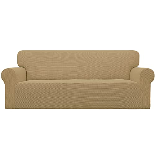 Stretch Couch Covers for Sofa Washable Large Golden (Large Sofa / Golden)