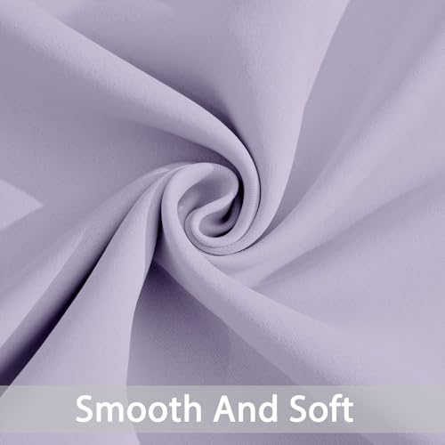 Room Darkening Curtains 42x72 inch Length Lilac (Lilac / 42"W x 72"L (Pack of 2))