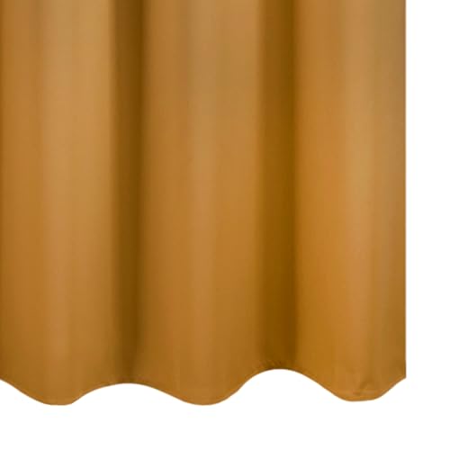 Mustard Yellow Thermal Blackout Curtains (Mustard Yellow / 38"W x 84"L (Pack of 2))