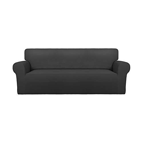 Stretch Couch Covers for Sofa Large Sofa Slipcovers Dark Gray (Large Sofa / Dark Gray)