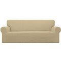 Stretch Oversized Sofa Couch Slipcover Washable Beige (X-Large Sofa / Beige)