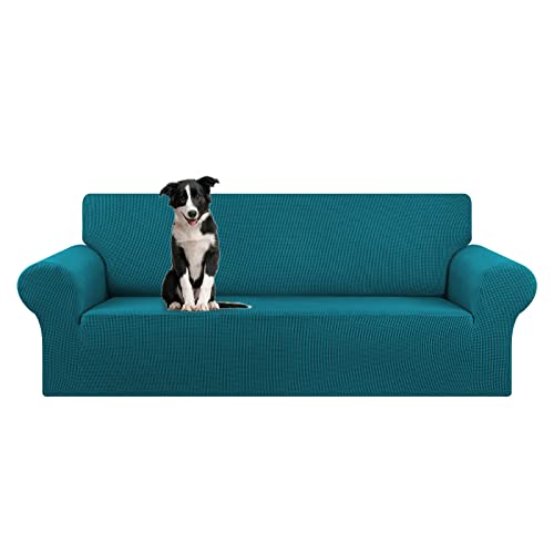 Stretch Oversized Couch Covers for Sofa Slipcover (Peacock Blue / X-Large)