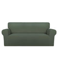 Oversized Loveseat Covers Couch Covers for Sofa Grayish Green (Medium-XL Oversized Loveseat / Grayish Green)