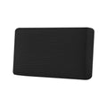 Super Stretch Individual Seat Cushion Covers Sofa Covers Couch Cushion Covers Slipcover Sets Thick Jacquard Textured Twill Fabric (Black / 1 Cushion Loveseat)