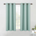 Blackout Curtain Panels for Bedroom (Aqua / 42"W x 60"L (Pack of 2))