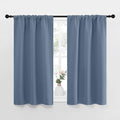 RV Blackout Curtains for Camper Windows (Stone Blue / 29"W x 40"L (Pack of 2))