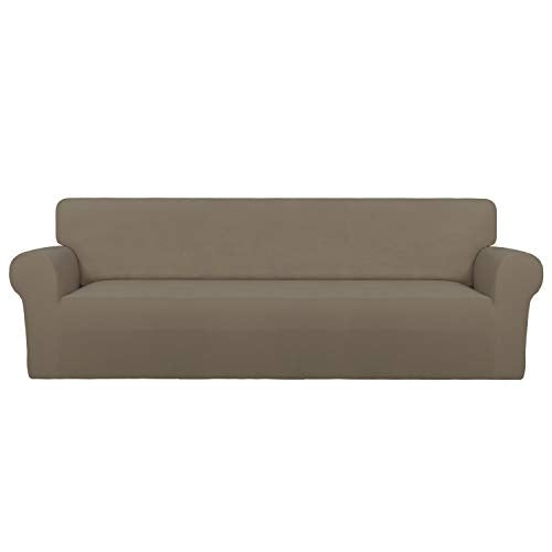 Stretch Couch Covers for Sofa 4 Seater Slipcovers Natural (XX-Large 4-Seater Sofa / Natural)